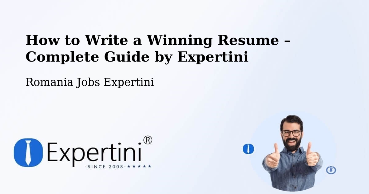 Resume Writing Guide for Job Seekers – Copşa Mică - Copşa Mică, Romania Jobs Expertini